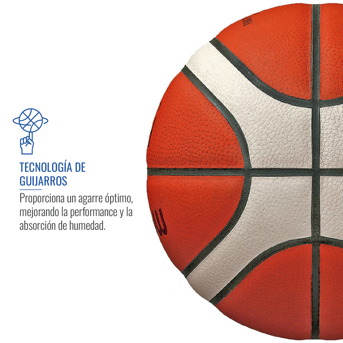  - Balón Básquetbol Molten BG3800 LNB (3)