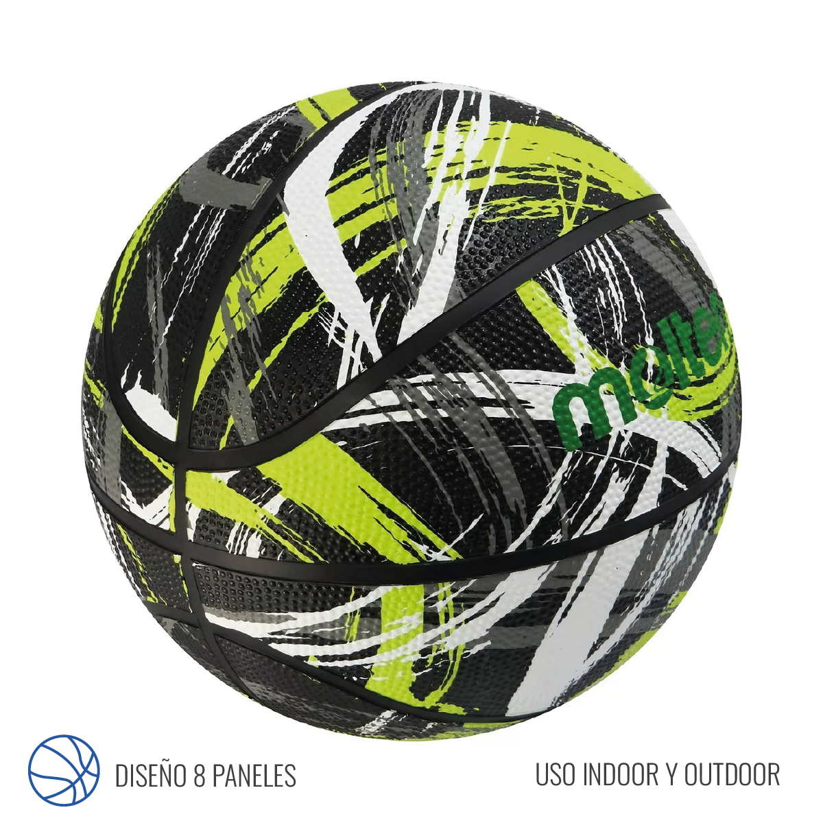  - Balón Básquetbol Molten BF1601 AmarilloNegro (2)