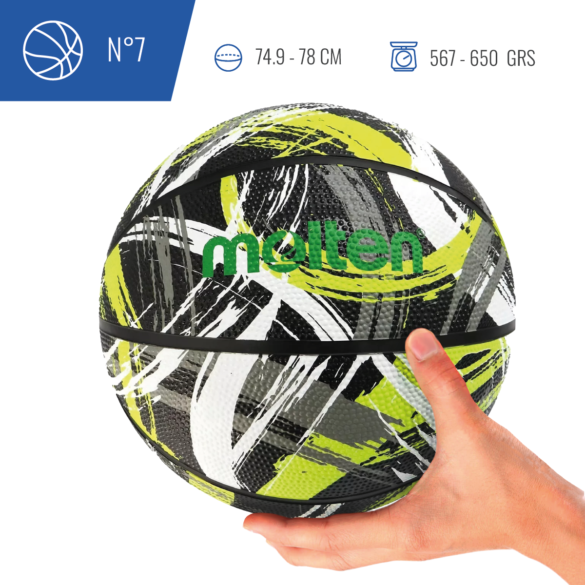  - Balón Básquetbol Molten BF1601 AmarilloNegro (3)