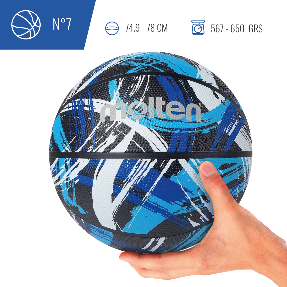 - Balón Básquetbol Molten BF1601 AzulinoNegro (5)