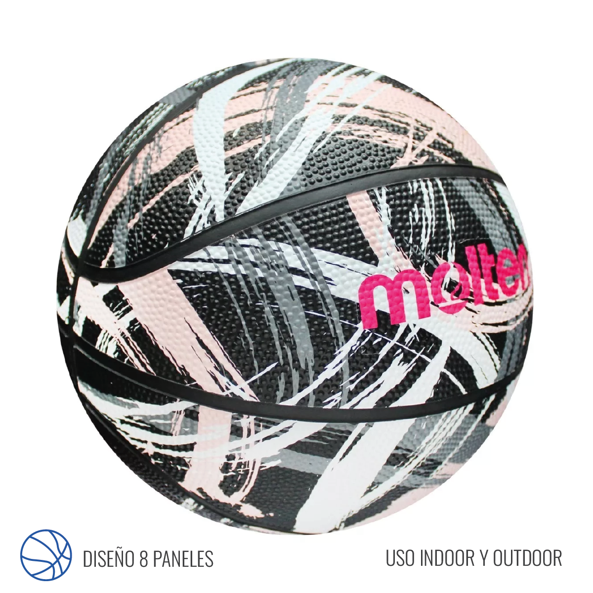  - Balón Básquetbol Molten BF1601 RosadoNegro (4)