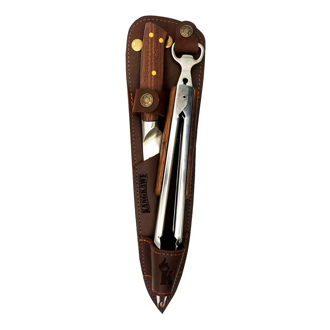  - Set Cuchillo Catemu MAS Tenaza Con Funda De Cuero Café.webp
