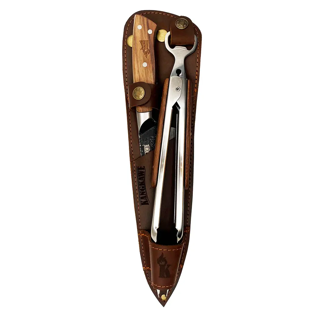  - Set Cuchillo Curacaví MAS Tenaza Con Funda De Cuero Café.webp