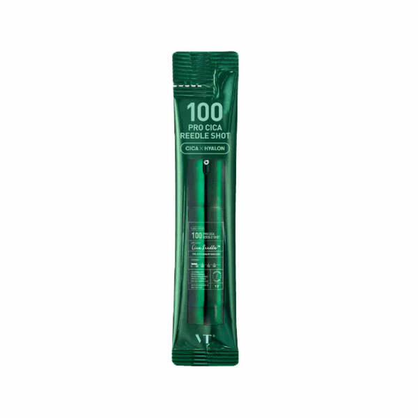 VT Cosmetics VT 100 Pro Cica Reedle Shot 2ml x 10 – Ampollas con Microagujas y Centella