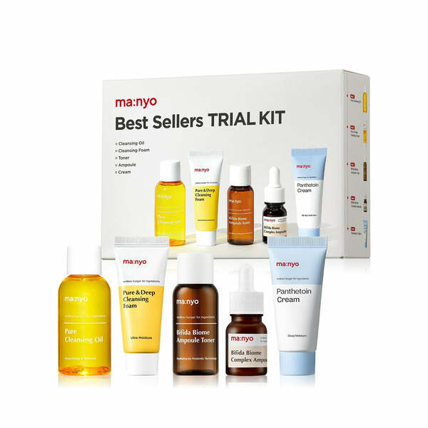 Ma:nyo Best Sellers Trial Kit - esencia, tónico y crema