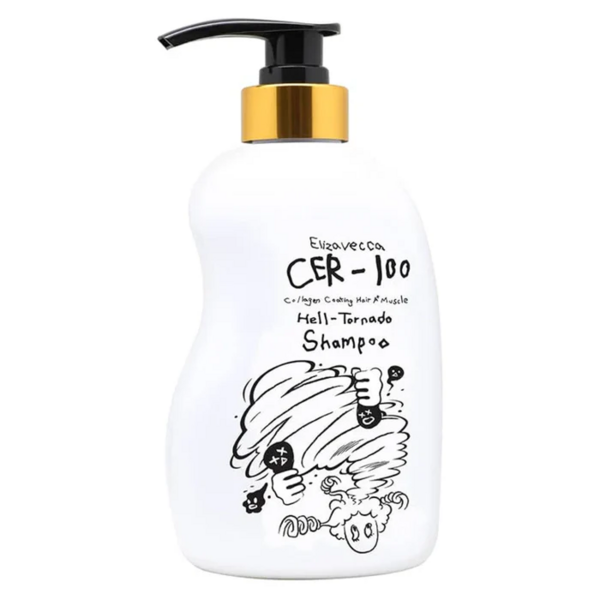 Elizavecca CER-100 Collagen Hair A+ Muscle Tornado Shampoo 500ml