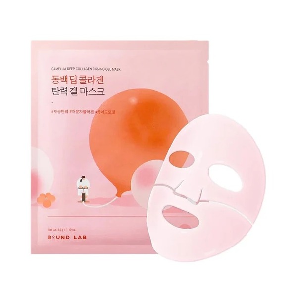 Round Lab Camellia Deep Collagen Firming Gel Mask 1ea