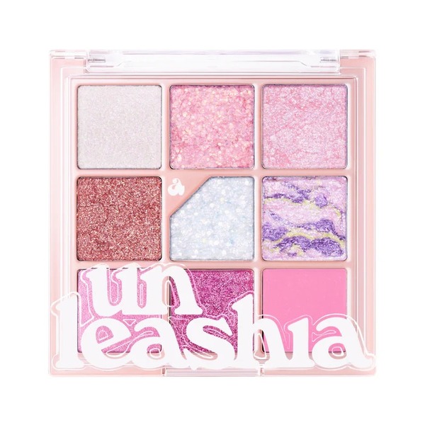 Unleashia Glitterpedia Eye Palette No.9 All of Pink Glitter 9 sombras