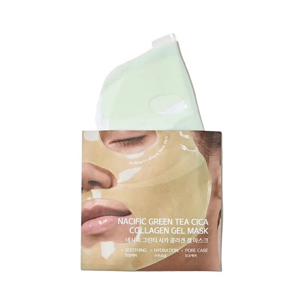 Nacific Green Tea Cica Collagen Gel Mask 1ea
