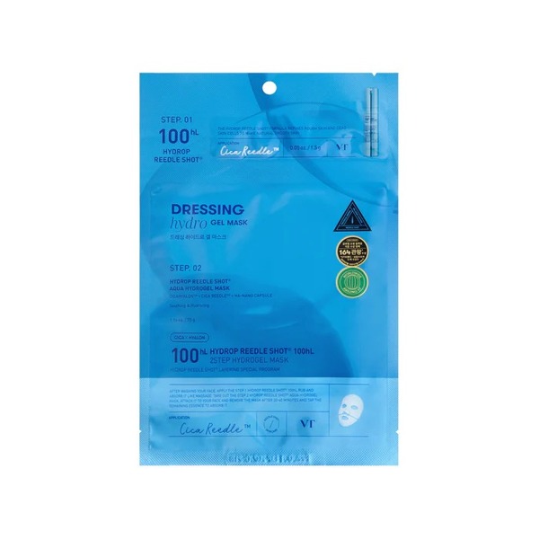 VT Cosmetics Hydrop Reedle Shot 100 hL 2Step Hydrogel Mask 1ea