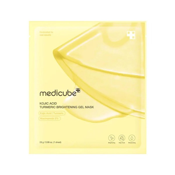 Medicube Kojic Acid Turmeric Brightening Gold Jelly Gel Mask 1ea