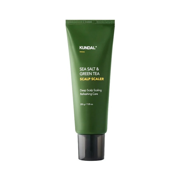 KUNDAL Matcha & Kale Clarifying Sea Salt Scalp Scrub 200g – Herb Mint