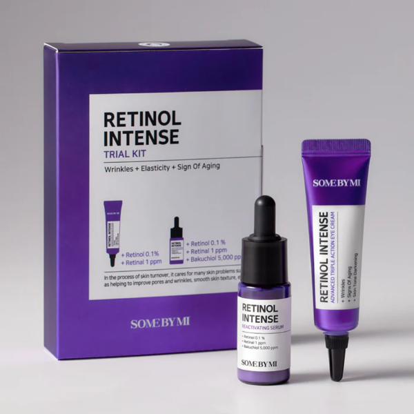 SOME BY MI Retinol Intense Trial Kit (Sérum 10ml + Crema de Ojos 10ml) – Kit de Retinol