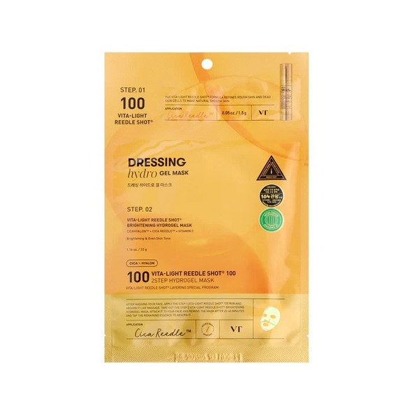 VT Cosmetics Vita-Light Reedle Shot 100 2Step Hydrogel Mask 1ea