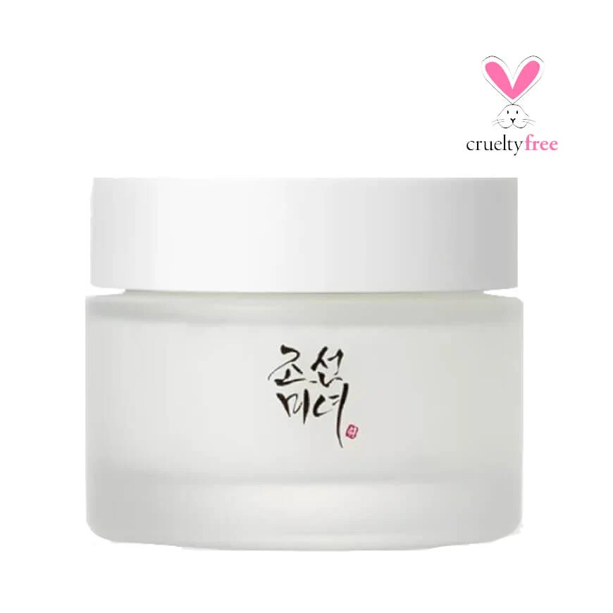 Dynasty Cream Beauty of Joseon 50ml: crema hidratante anti-aging con 29% Agua de Salvado de Arroz, 5% Agua de Ginseng, Niacinamida, Triple HA, Ceramida NP y Adenosina. Cruelty-Free. Sin fragancia. No comedogénica. Disponible en Kosmetica.cl.