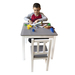 Mesa + 2 sillas de MADERA en Gris con blanco- Últimas! - Mesa y 2 sillas GRIS-NIÑOS-2R.jpg