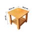Mesa auxiliar - Velador - Mesa DECO color Caramelo - Nuevovelador5medidas .jpg