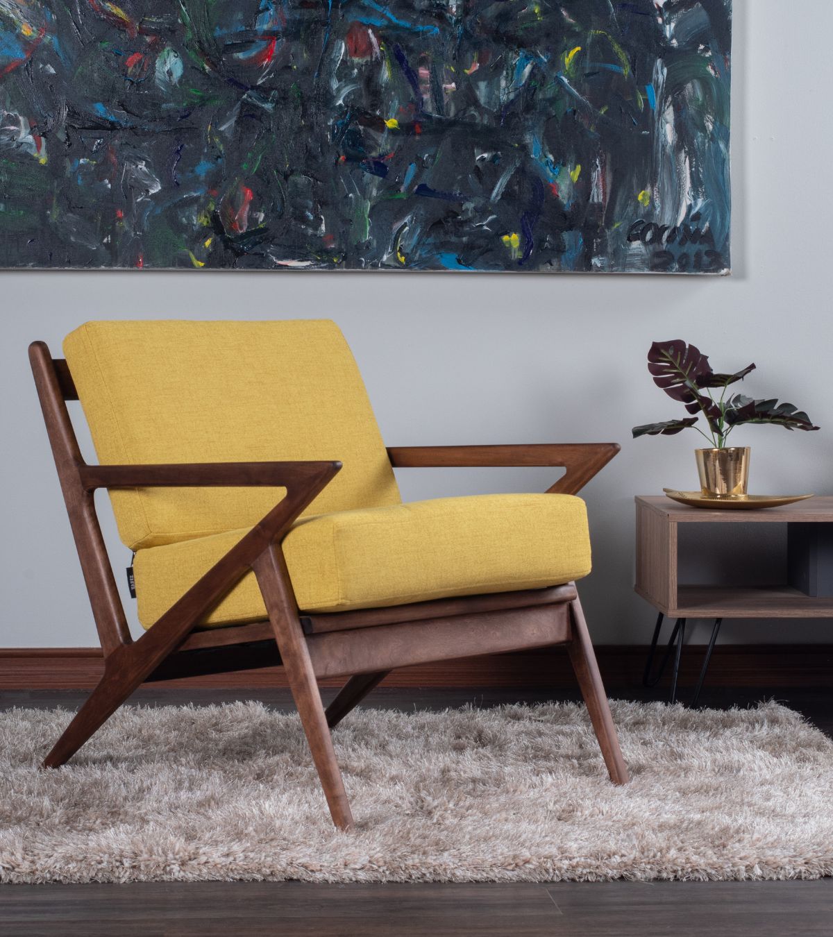 Sillón Oporto 1 Cuerpo Tela Lino - Sitial Natales Sunflowers.jpg