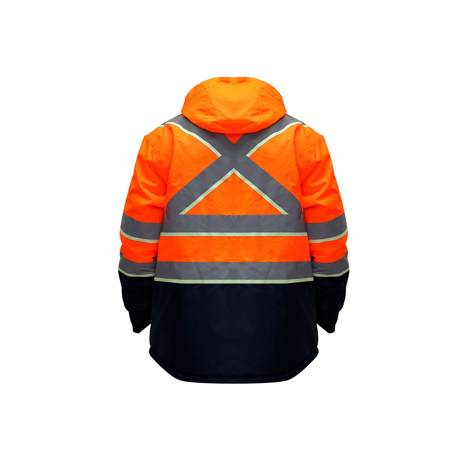 PARKA NEBRASKA S30 BICOLOR AZUL-NARANJO SIBERIA - Exoset