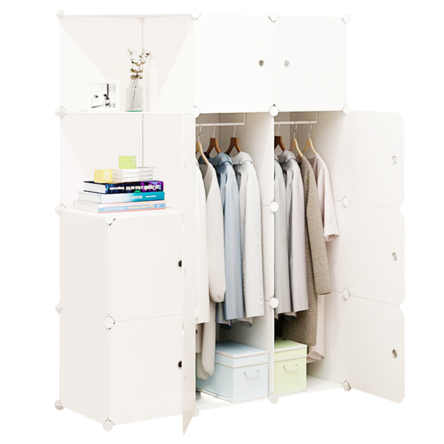  - Armario Organizador Modular 12 Cubos