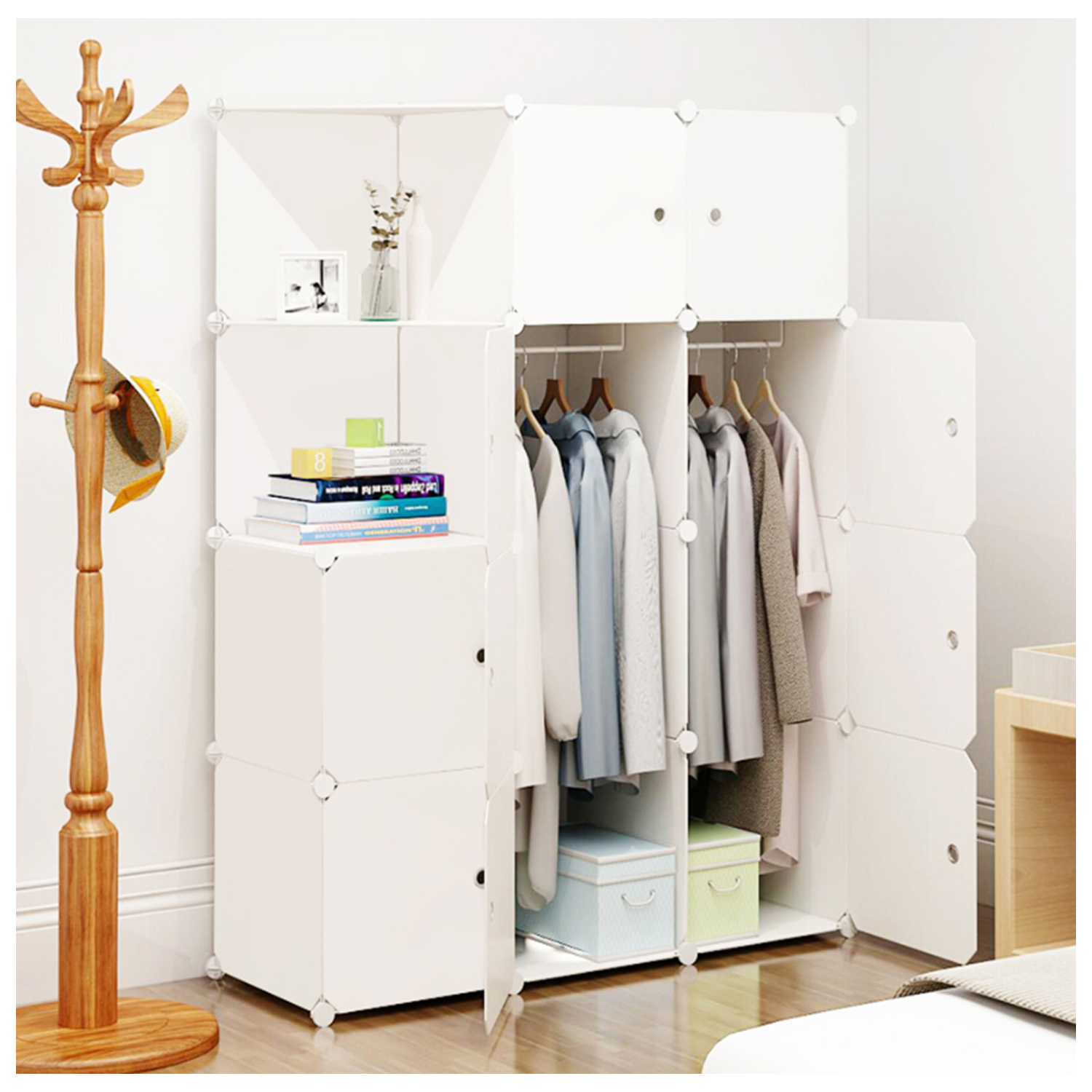  - Armario Organizador Modular 12 Cubos