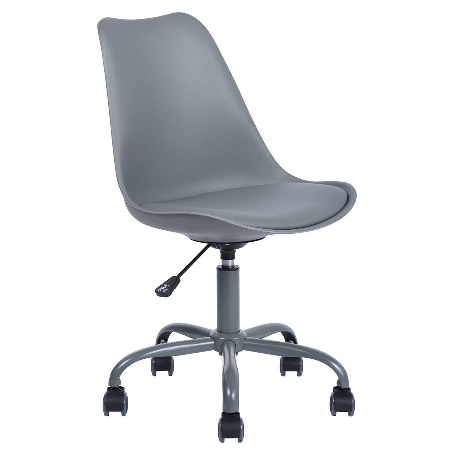  - Silla de escritorio PP Giratoria - Gris