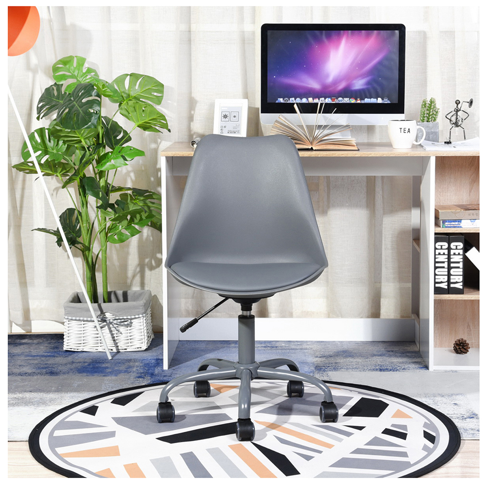  - Silla de escritorio PP Giratoria - Gris