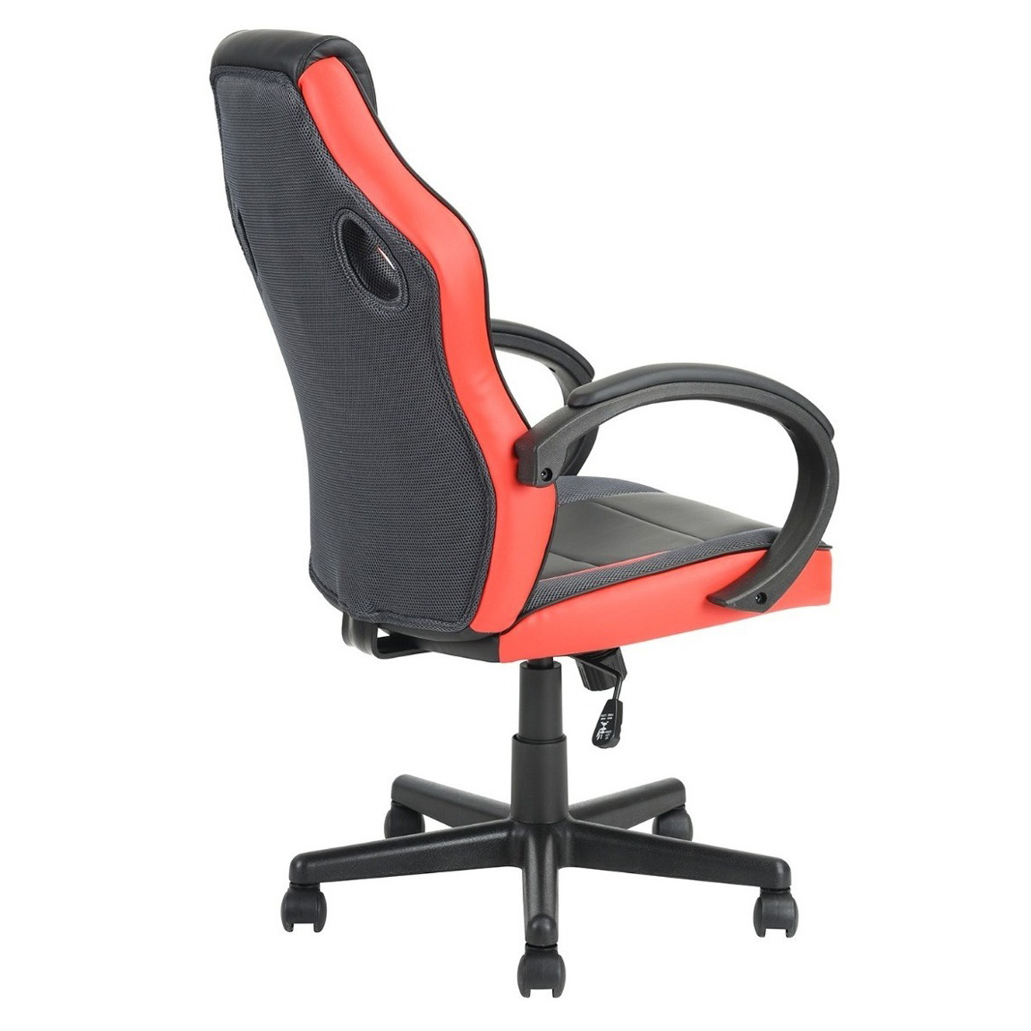  - Silla Gamer PU Ergonómica - Rojo