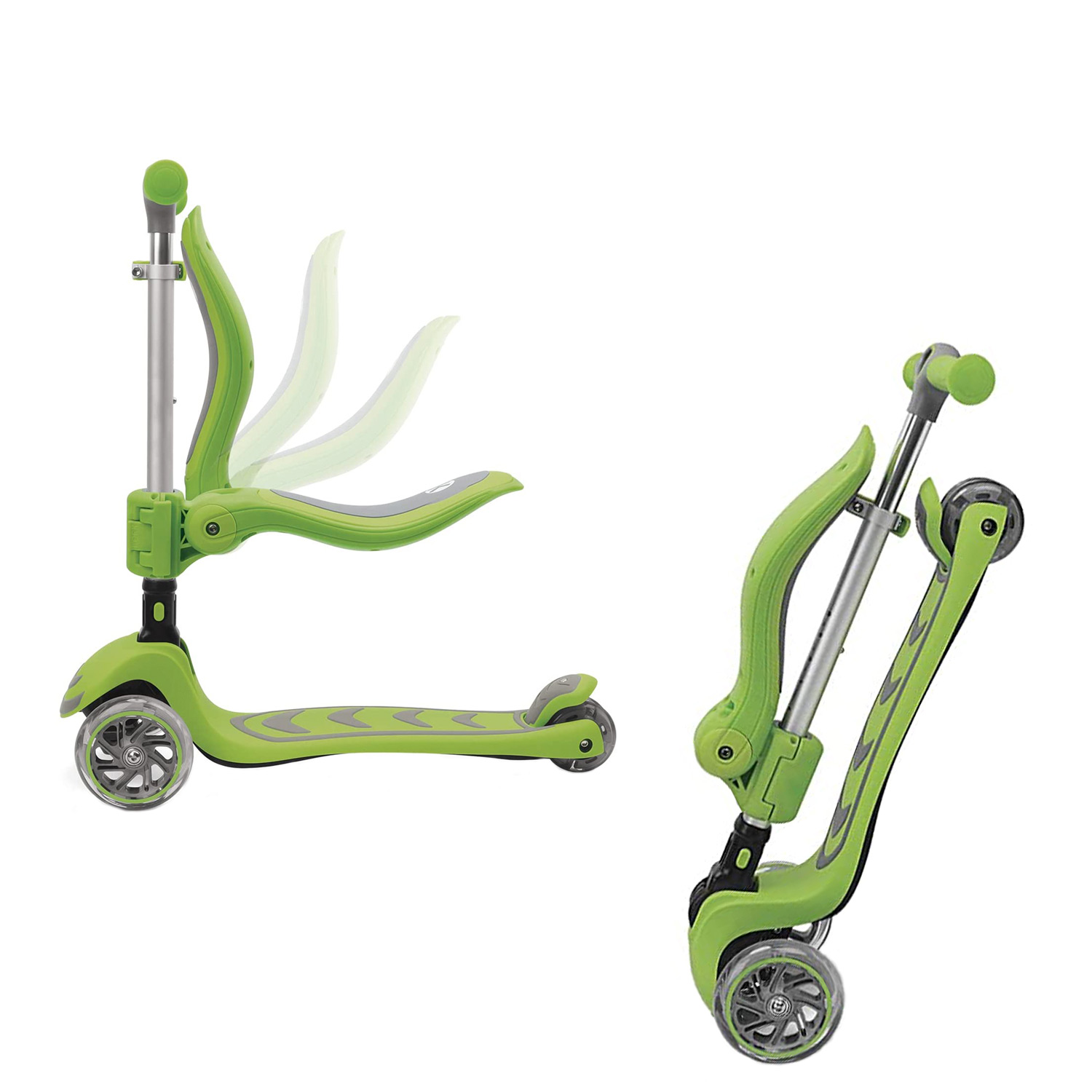 Scooter Infantil 2 en 1 GOFUN Verde - Novahus