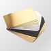 Pack 500 bandejas aluminizadas metal free 16x20 cms. (Oro-Plata)