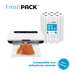 Pack 20 rollos gofrados 28cms X 5mts para envasado al vacío