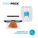 Pack 20 rollos gofrados 22cms X 5mts para envasado al vacío