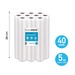 Pack 40 rollos gofrados 28cms X 5mts para envasado al vacío