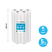 Pack 5 rollos gofrados FRESHPACK 28cms X 5mts para envasado al vacío