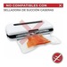 Pack 100 bolsas vacío lisas doradas 20x25 - 70 micras