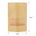 Bolsas DoyPack Kraft con Ventana 20x30x5 cms. (100 unidades)