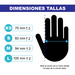 Caja 100 Guantes De Nitrilo Negros (diferentes tallas)