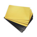 Pack 100 Bandeja Aluminizada Metal Free 19.5x40 cms. (Oro-Plata)
