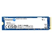 Disco SSD Kingston 1TB, NV3 M.2 2280, NVMePCIe 4.0 x4, Lectura 6000MB/s Escritura 4000MB/s