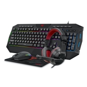 Combo Gamer Genius Killer (Teclado Scorpion K220 + Mousepad GX-PAD 500S RGB + Audifonos HS-G560) Nuevo