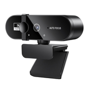 Lenovo Mini Cámara Web FHD con Micrófono, Autofocus, conexión USB, Grabación de Video