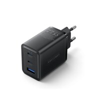 Cargador de pared USB C de 65 W GaN de 3 puertos  para MacBook, iPad Pro, iPhone 14 13 12 Pro Max, Galaxy S22 S20 Note 20, Dell XPS - Cargador de viaje compacto para Notebooks y más