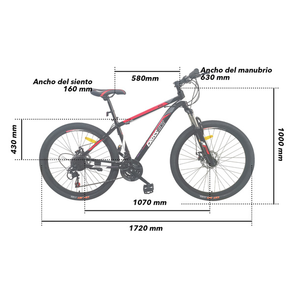 Talla Bicicleta 26 Pulgadas Aro 27 Estatura Cuanto Mide Pulgadas