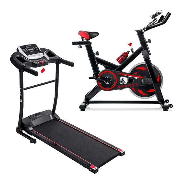 Atletis Pack Bicicleta Spinning Go Fitness Trotadora Eléctrica