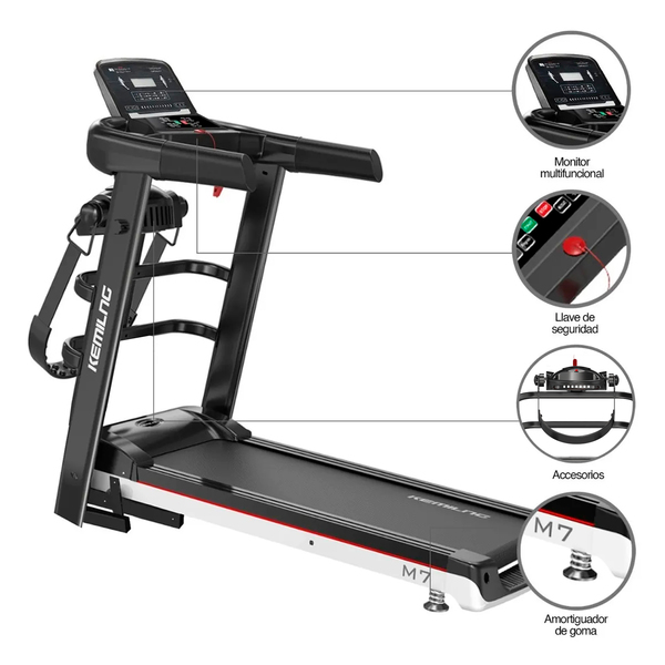 Fitness Machine Kemilng M7 Treadmill Treadmill Masajeador Kemilng