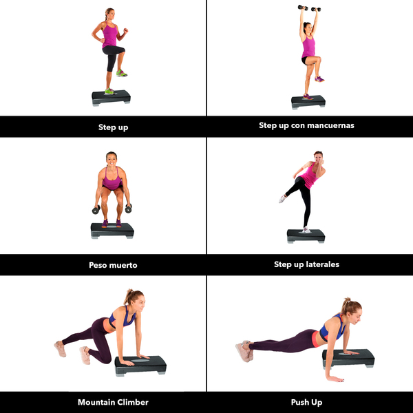 Glúteos Ejercicios De Espalda Con Mochila Step Up Ejercicio Con
