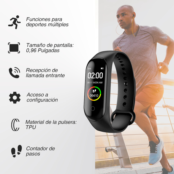 Pulsera Deportiva Pulsera Inteligente Wireless Atletis Smartband