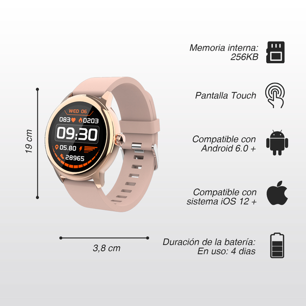Reloj Smartband Con Memoria Interna Smartwatch A70 Con Memoria