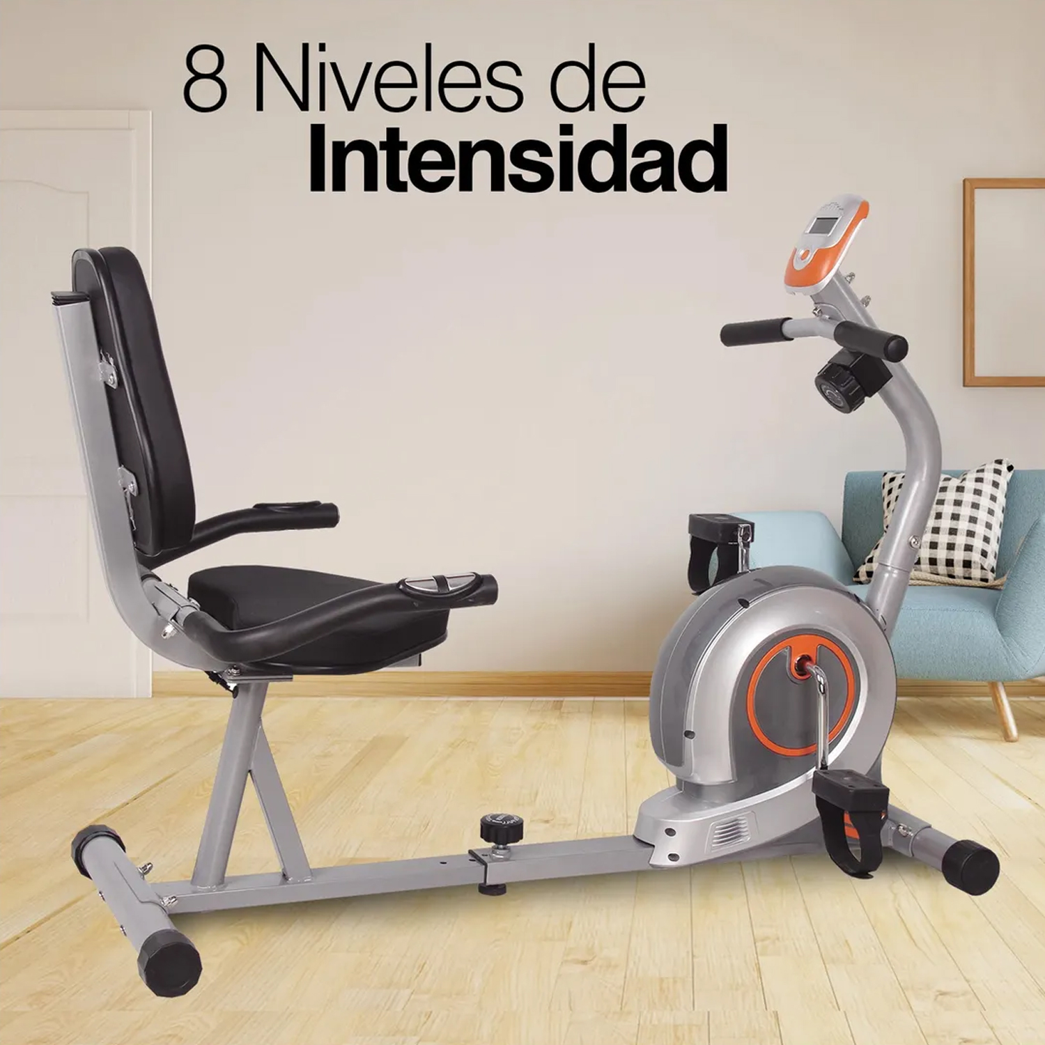  - Bicicleta Magnética Recumbent C Home Fitness