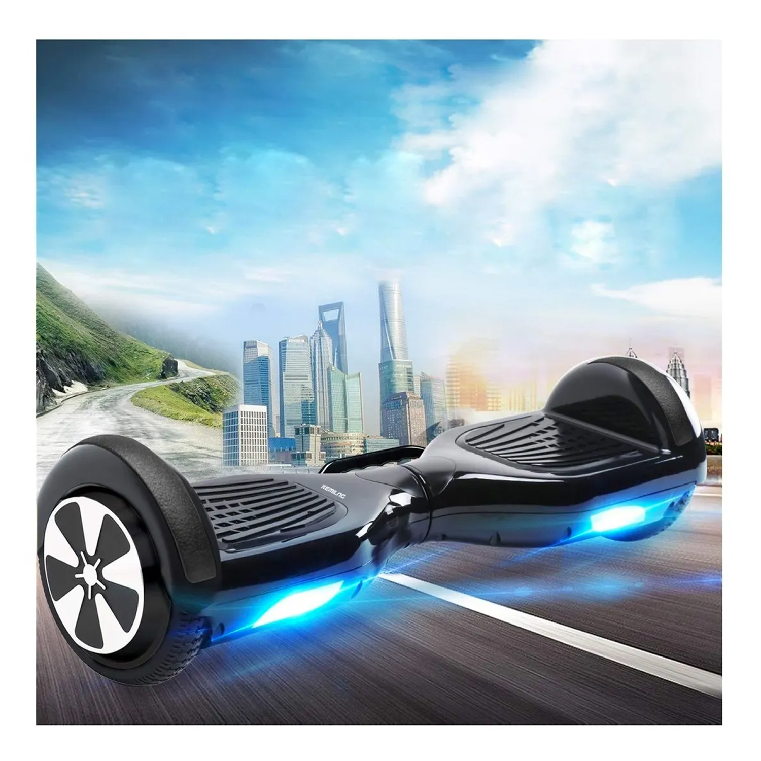  - Hoverboard Patineta Eléctrica Kemilng Negro